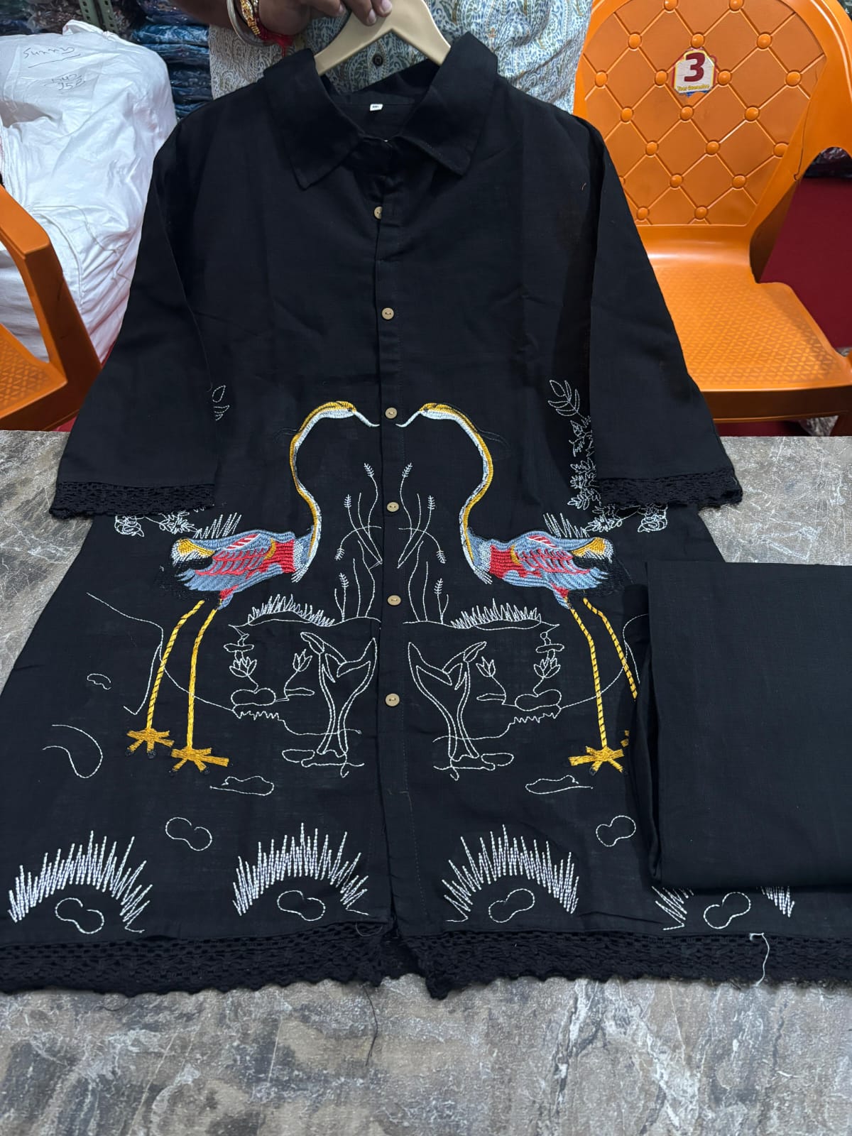 🎉 Premium Cotton Co-ord Set with Embroidery 🎉 - Image 7