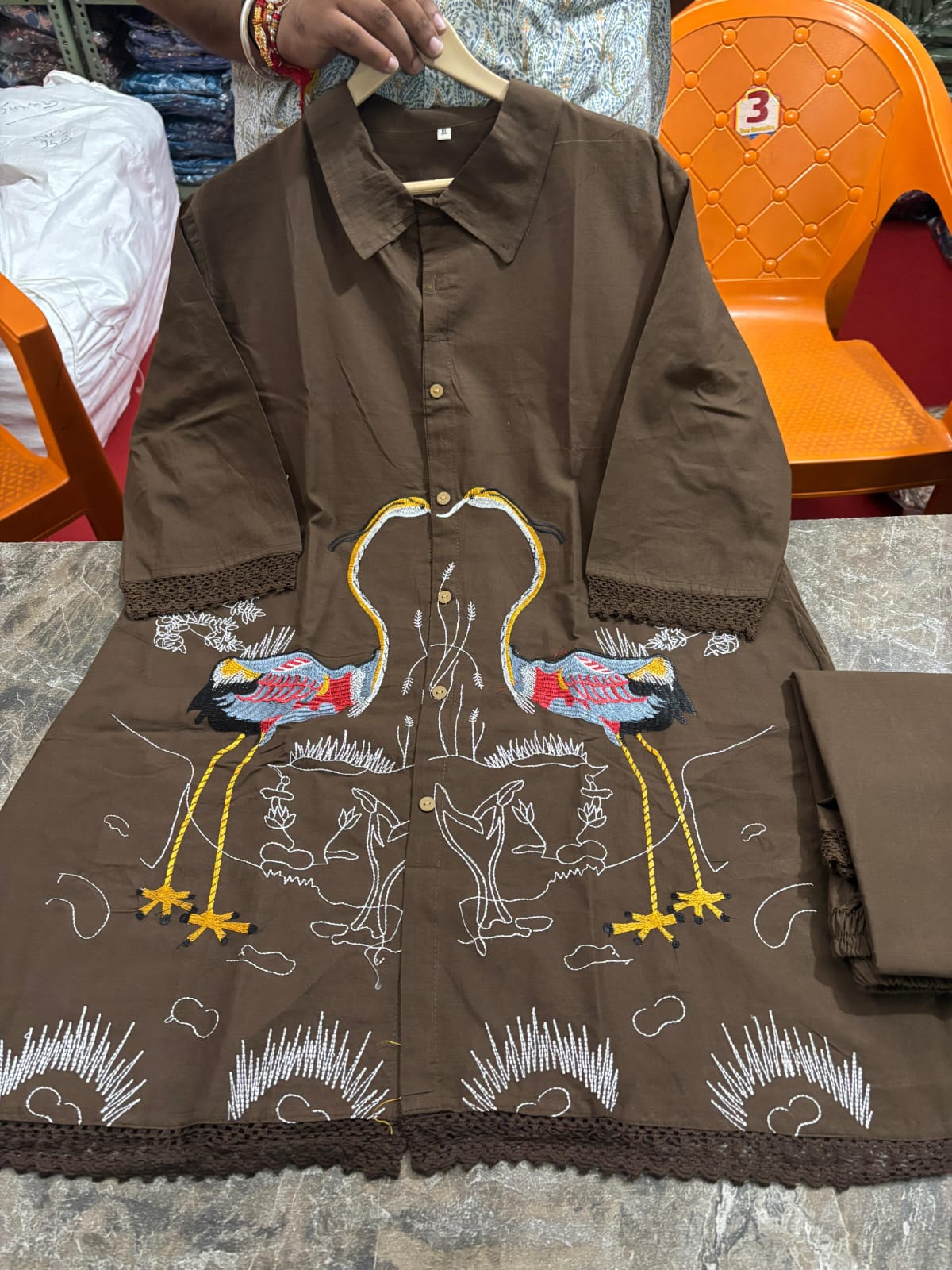 🎉 Premium Cotton Co-ord Set with Embroidery 🎉 - Image 5