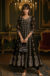 Noor-e-Black Chikankari Anarkali Kurti Set