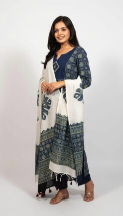 NEW AJRAKH VIBRANT LAUNCH – Straight Pant Set with Dupatta