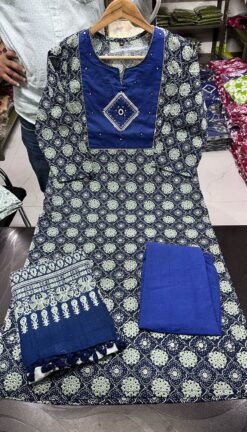 Alternative view of NEW AJRAKH VIBRANT LAUNCH – Straight Pant Set with Dupatta