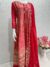 Alternative view of Designer Red Faux Georgette Embroidered Sharara Set with Dupatta