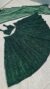 Alternative view of Emerald Green Rainbow Sequin Net Lehenga Set